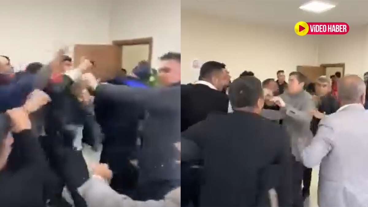 Şanlıurfa’da belediyede kavga kamerada! Çok sayıda yaralı…
