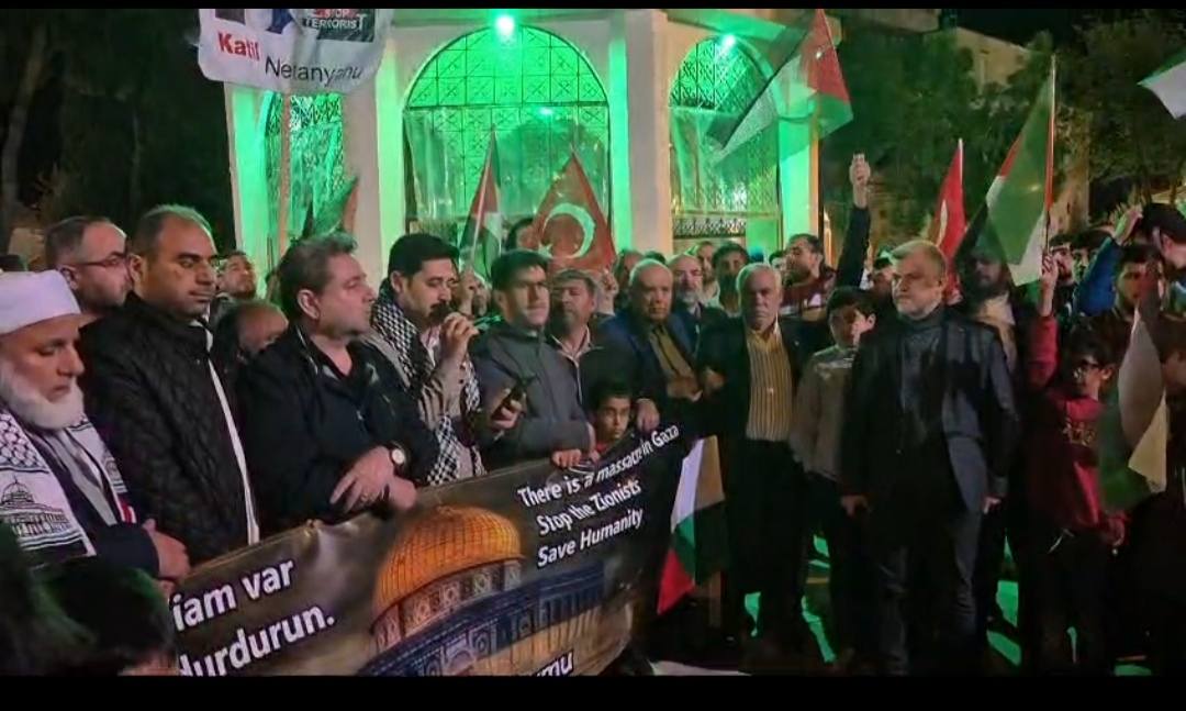 Şanlıurfa'dan Gazze'ye destek... Katliama ses yükselttiler
