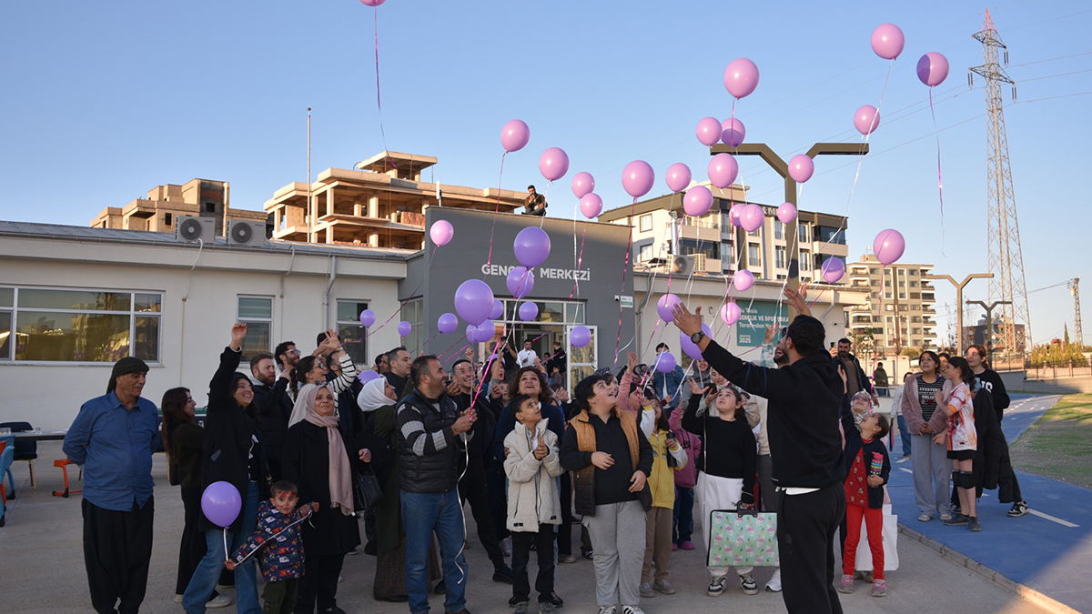 Siverek’te özel bireylerin renkli ve mutlu günü