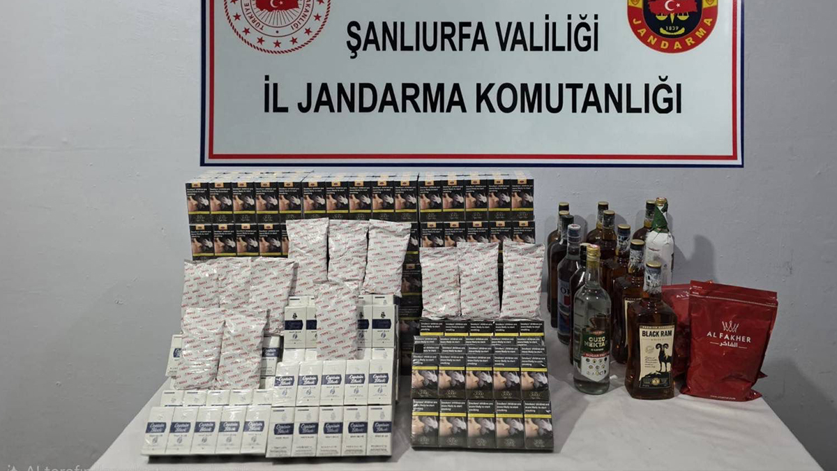 Şanlıurfa’da kaçakçılara operasyon! Binlerce ürün ele geçirildi