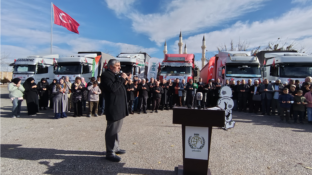 Şanlıurfa’dan Gazze’ye kardeşlik köprüsü!