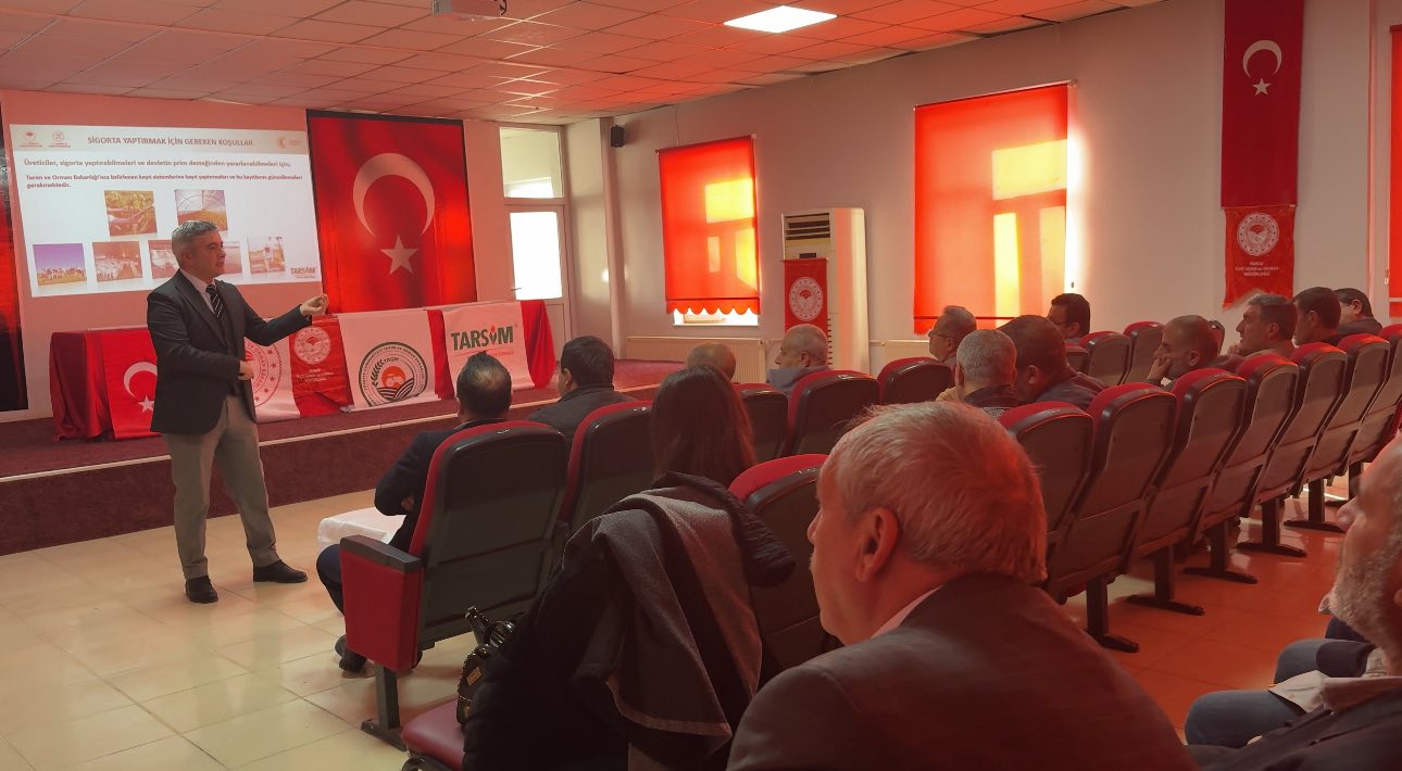 Suruç’ta üreticiye kritik uyarı: Afetlere karşı güvencenizi alın!