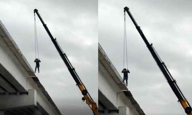 Şanlıurfa'da iş güvenliğini hiçe sayan görüntü!