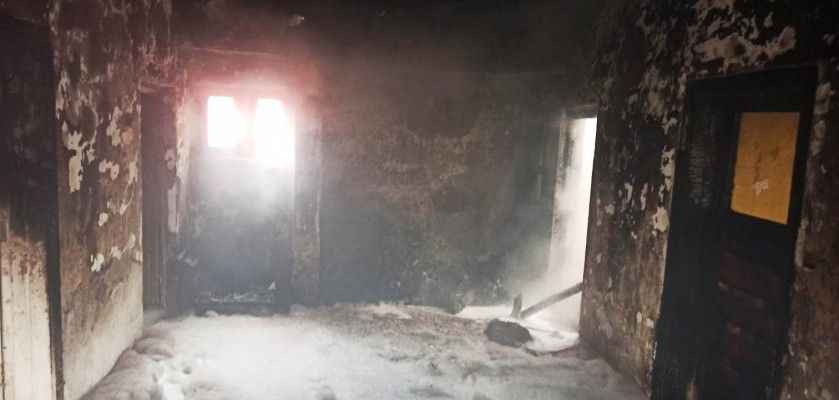 Ceylanpınar’da ev yangını