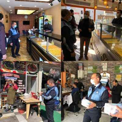 Şanlıurfa'da pandemi denetimi gerçekleştirildi