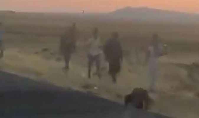 Kaçak Afganlar Şanlıurfa'da görüldü