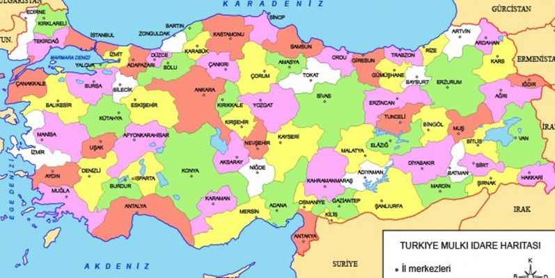 İşte Türkiye'nin en büyük ilk 10 ili...