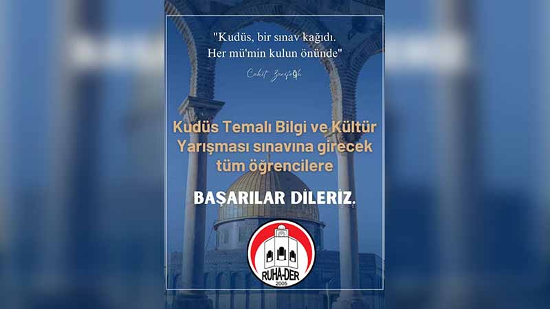 Şanlıurfa’da Kudüs temalı bilgi yarışması düzenlendi