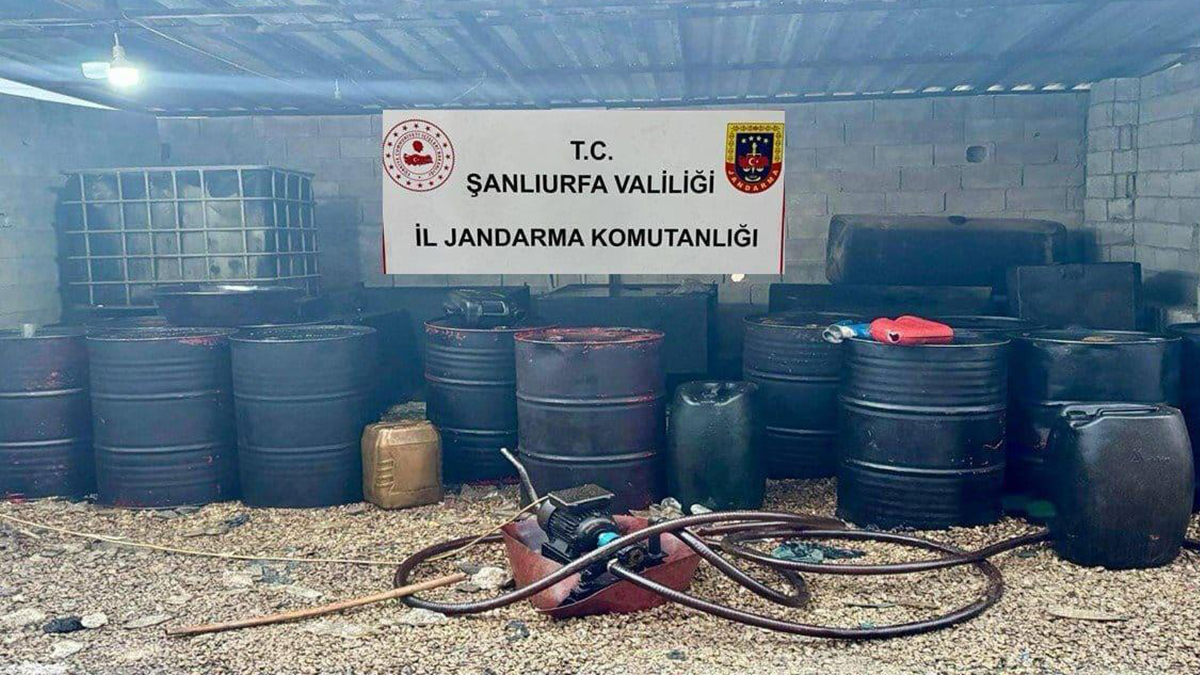 Şanlıurfa’da binlerce litre kaçak akaryakıta el konuldu!