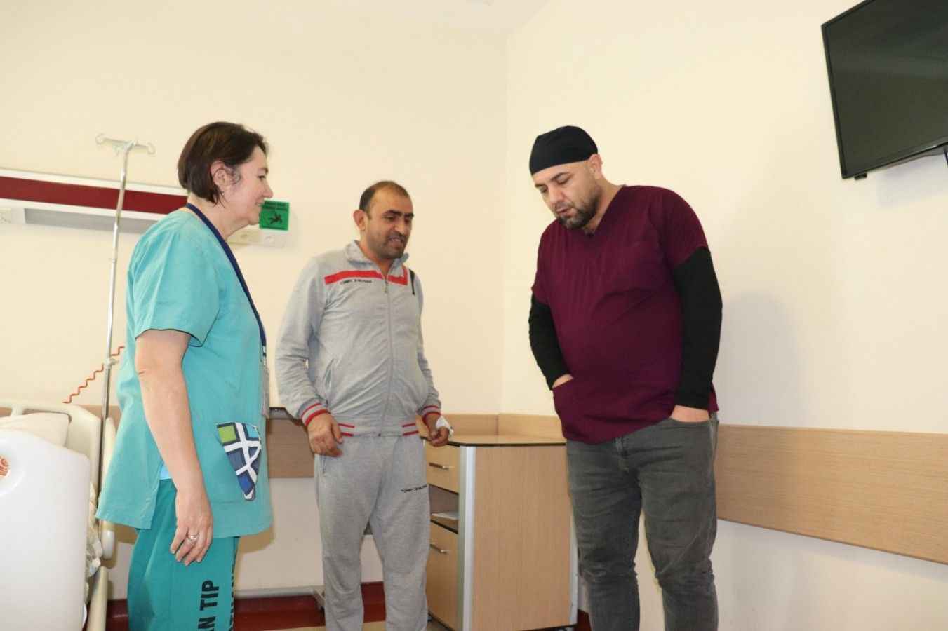 Beyin kanaması geçiren hasta hayata tutundu