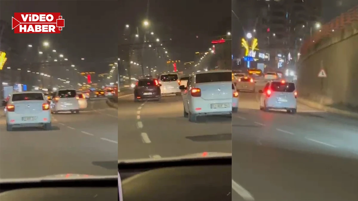 Şanlıurfa’da makas atarak trafiği tehlikeye attı! İşte o anlar