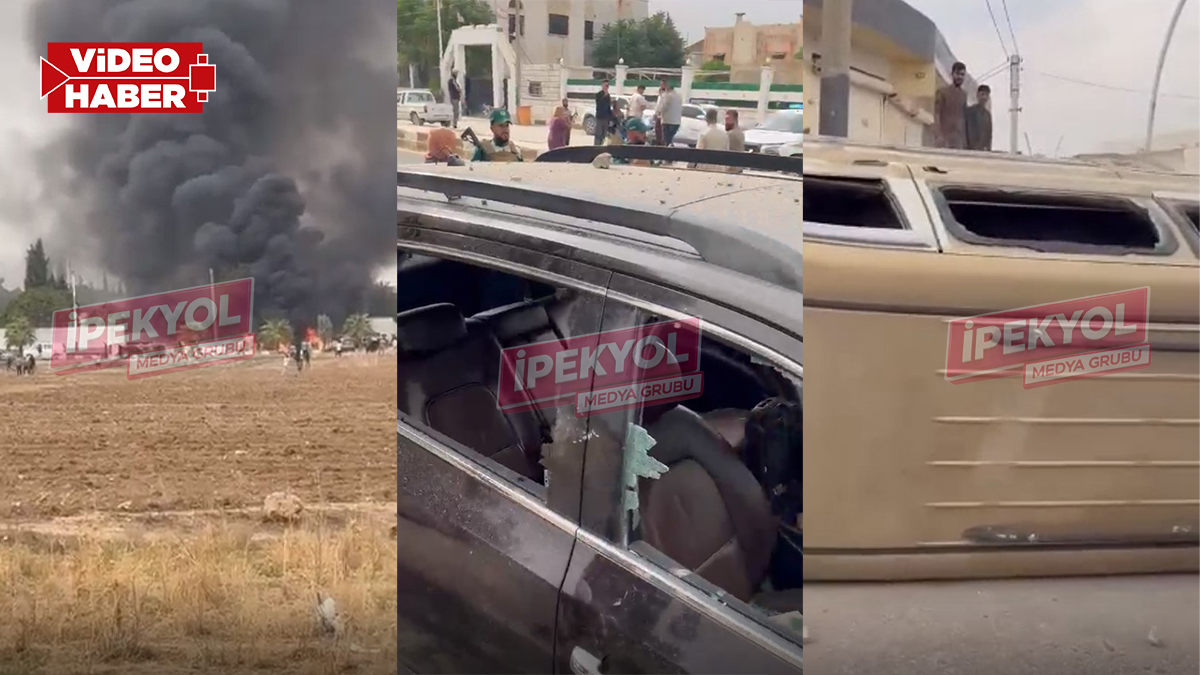 Şanlıurfa sınırında konvoy gerginliği! Araçlar ateşe verildi