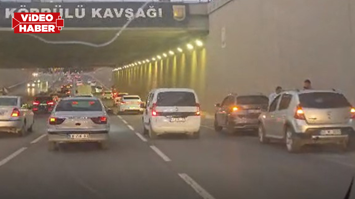 Şanlıurfa’da akşam saatlerinde alt geçitte araçlar çarpıştı!