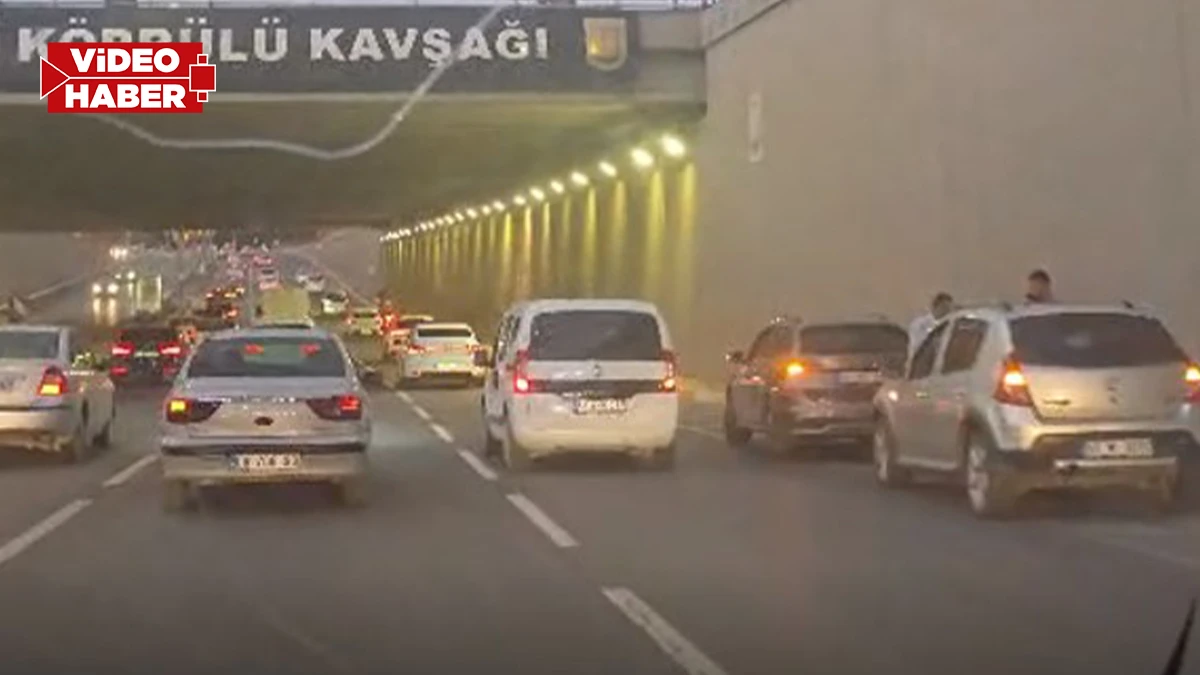 Şanlıurfa’da akşam saatlerinde alt geçitte araçlar çarpıştı!