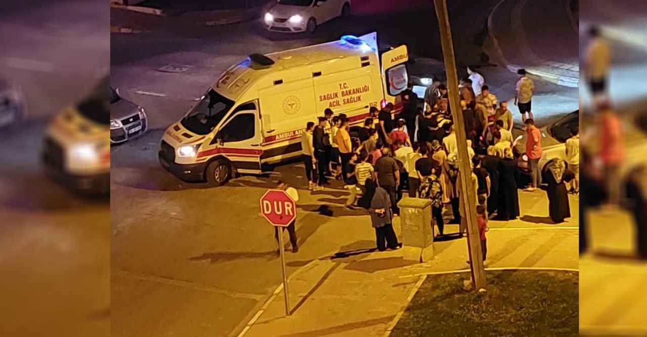 16 yaşındaki motosiklet sürücüsüne araba çarptı!