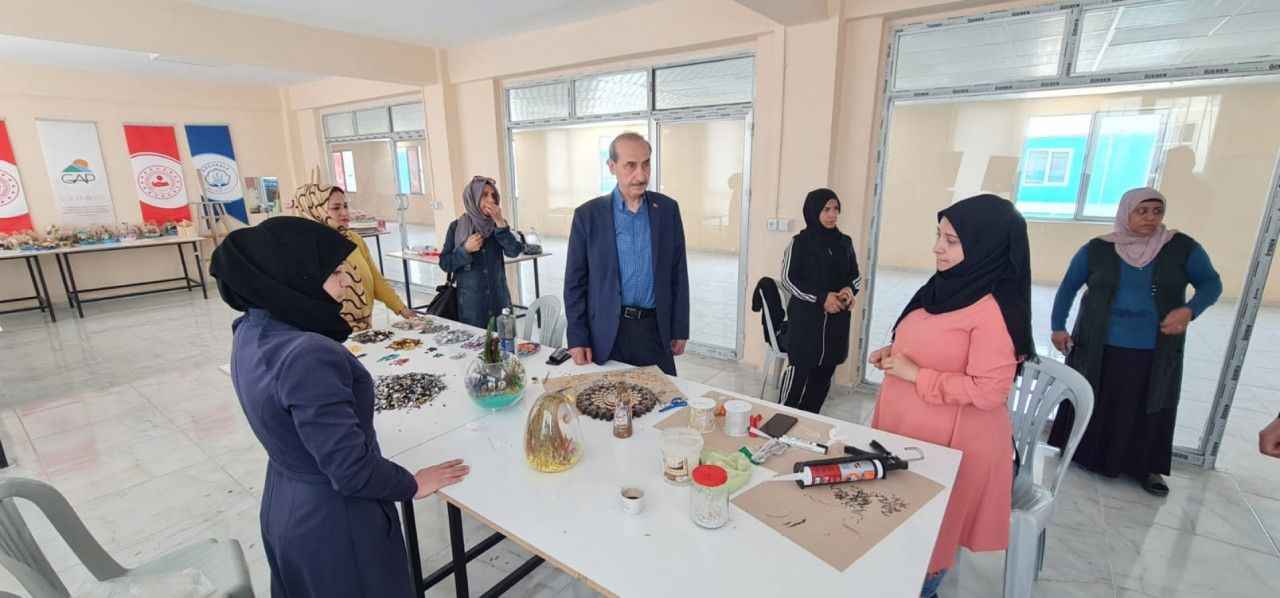 Başkan Yalçınkaya, kadın kursiyerlerle buluştu