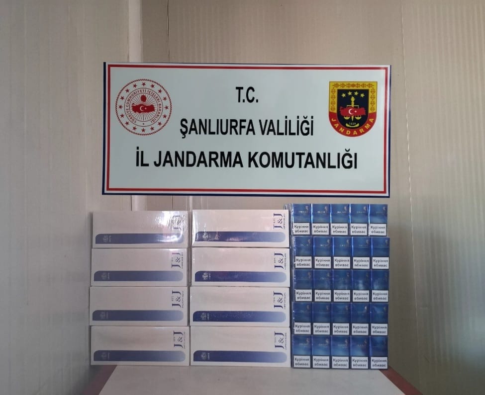 Şanlıurfa’da kaçak sigara denetimi