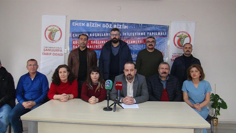 Şanlıurfa Tabip Odası: Torbadan sağlık yerine ceza ve anayasasızlaştırma çıktı