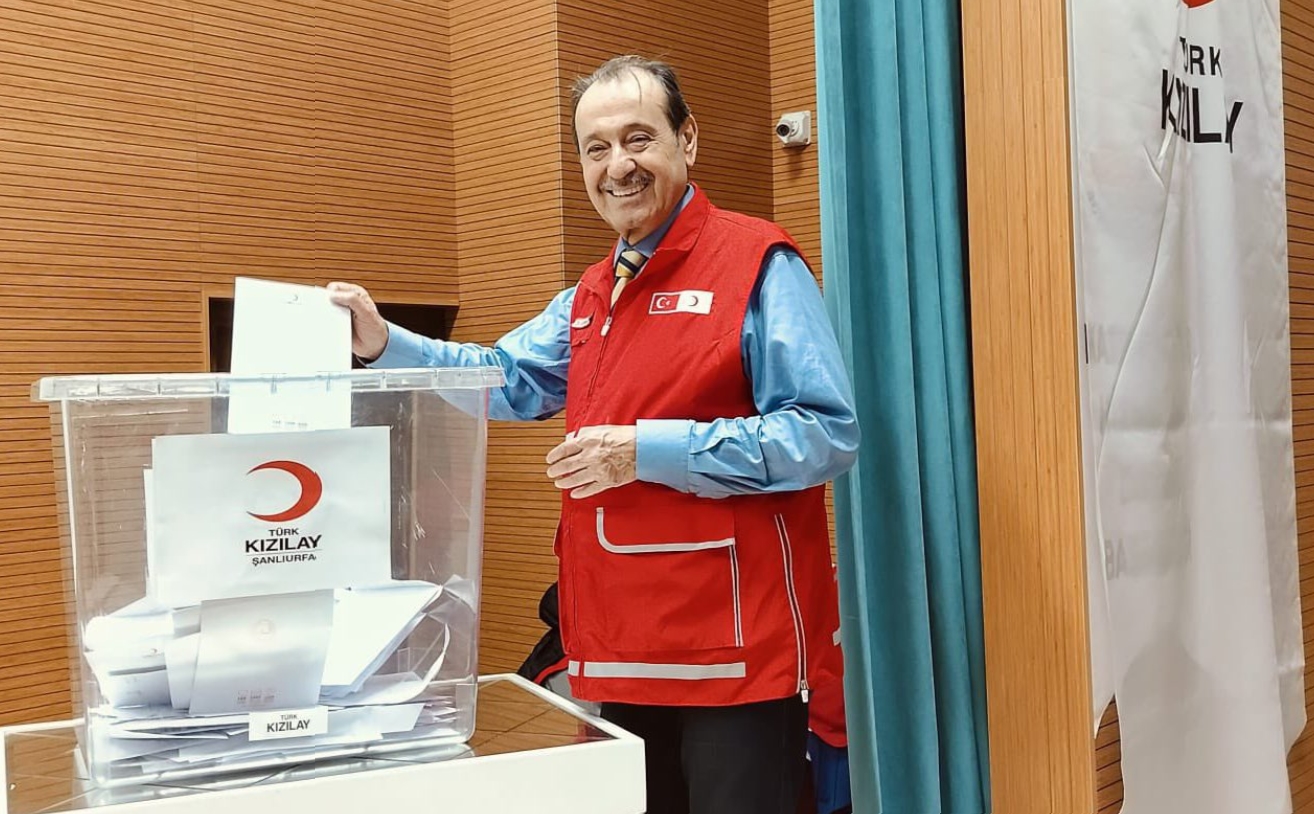 Kızılay Şanlıurfa'da başkan İnan 5. kez güven tazeledi... Yine, yeniden...