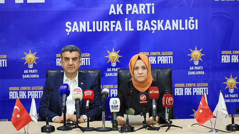 AK Parti Şanlıurfa İl Başkanlığı’ndan 8 Mart Dünya Kadınlar günü açıklaması