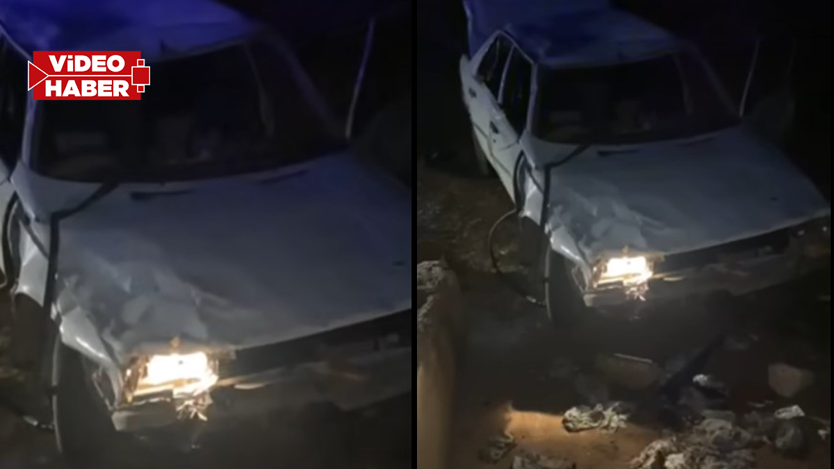 Şanlıurfa’da takla atan otomobil şarampole devrildi! Araç hurdaya döndü