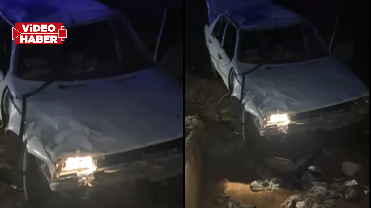 Şanlıurfa’da takla atan otomobil şarampole devrildi! Araç hurdaya döndü