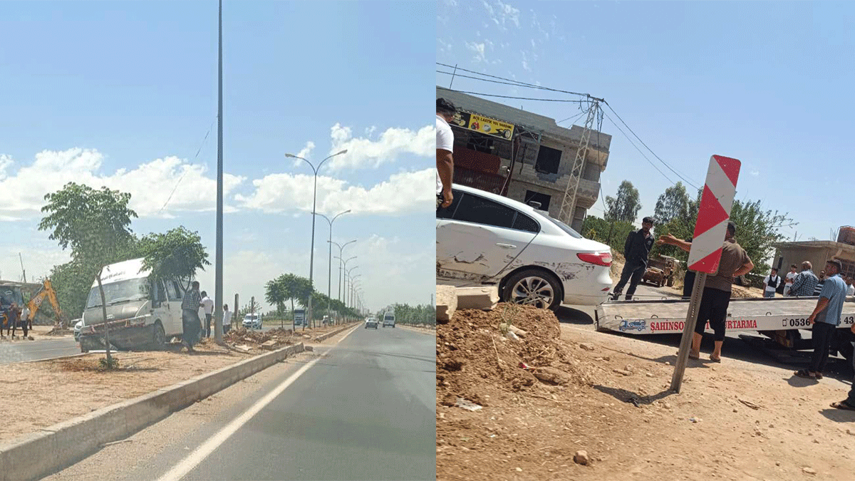 Şanlıurfa’da hatalı sollama kaza getirdi!