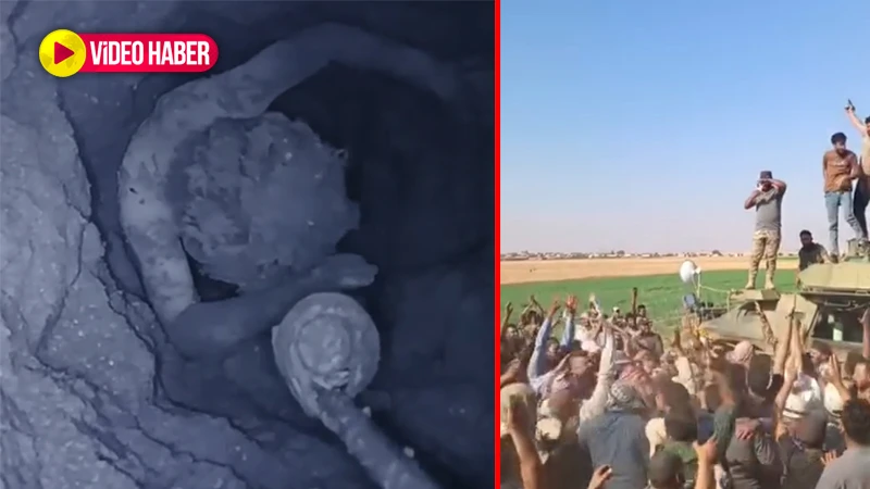 Akçakale sınırında 50 metrelik kuyudan sağ çıkarıldı! Böyle sevindiler