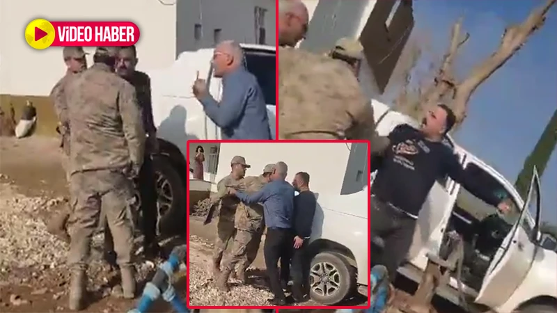 Akçakale’de jandarma ile ifadesi alınmak istenen şahıs arasında arbede