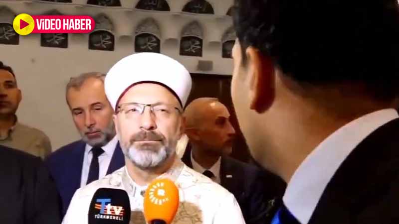 Diyanet İşleri Başkanı Arapça bilmiyor mu? Soruyu anlamadı Türkçe’ye çevirtti