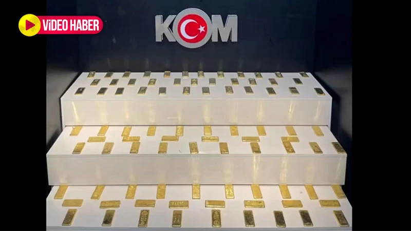 'Ayar-2' operasyonu! 88 kilogram kaçak külçe altın yakalandı...