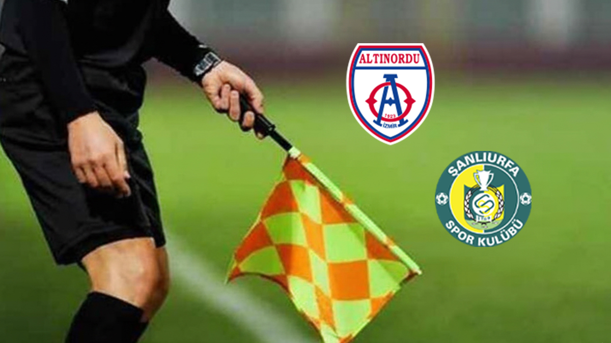 Altınordu-Şanlıurfaspor maçının hakemi belli oldu!