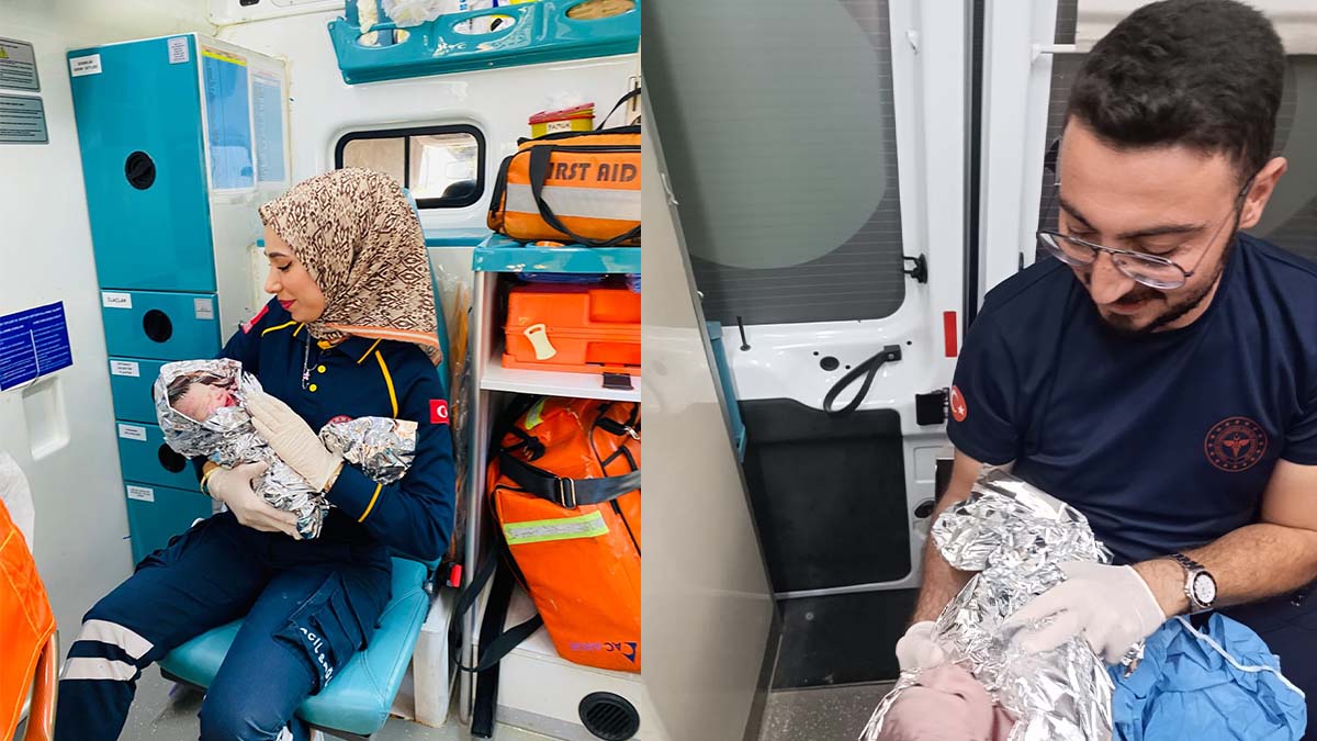 Zamana karşı yarışta mutlu son: Urfa’da iki bebek hastaneyi bekleyemedi!