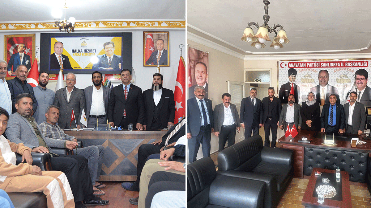 Şanlıurfa’da Anavatan Partisi’nin iki il başkanlığı mı var?