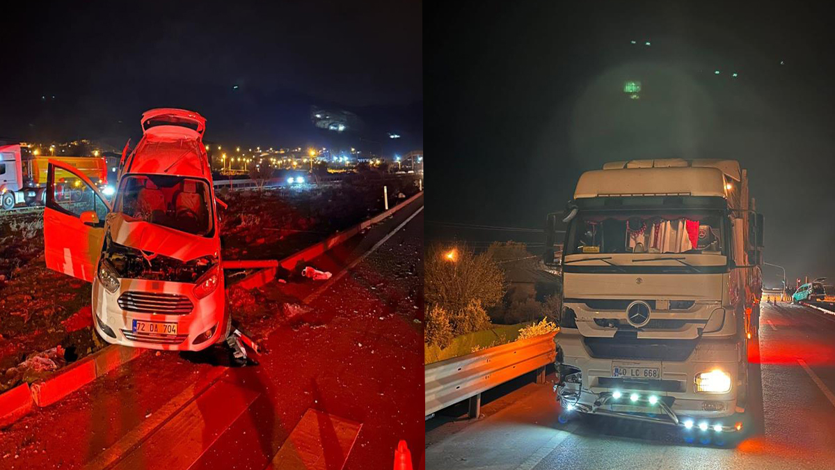 Gaziantep'te feci kaza: 2'si çocuk 3 yaralı