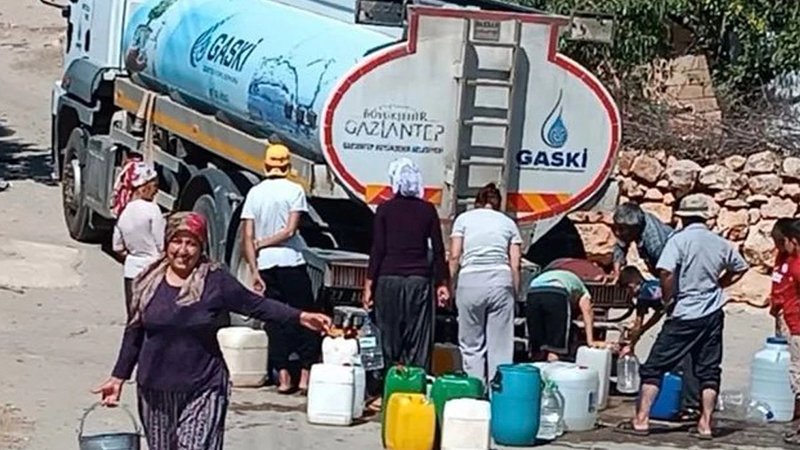 Gaziantep’te su kıtlığı