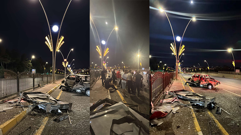 Şanlıurfa’da kazada 2 kişi yaralandı!  Kaçan sürücü kısa sürede yakalandı