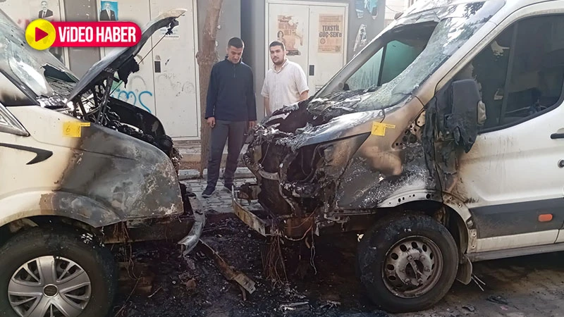 Şanlıurfa'nın gecesini zehir ettiler! Gece yarısı araçlar kundaklandı