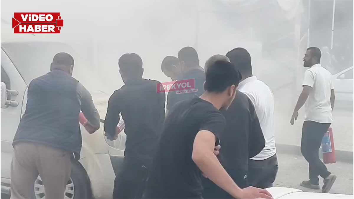 Şanlıurfa’da cadde üzerinde yangın paniği! Vatandaşlar seferber oldu
