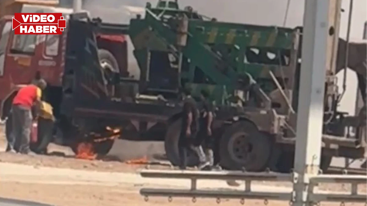 Şanlıurfa’da korkutan anlar! Petrol istasyonu çalışanları müdahale etti