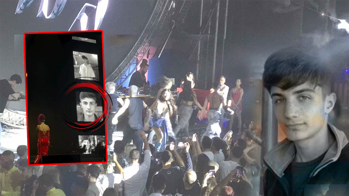 Hande Yener’in konserinde anlamlı anma! Şanlıurfa’da öldüren gencin fotoğrafı da yansıtıldı