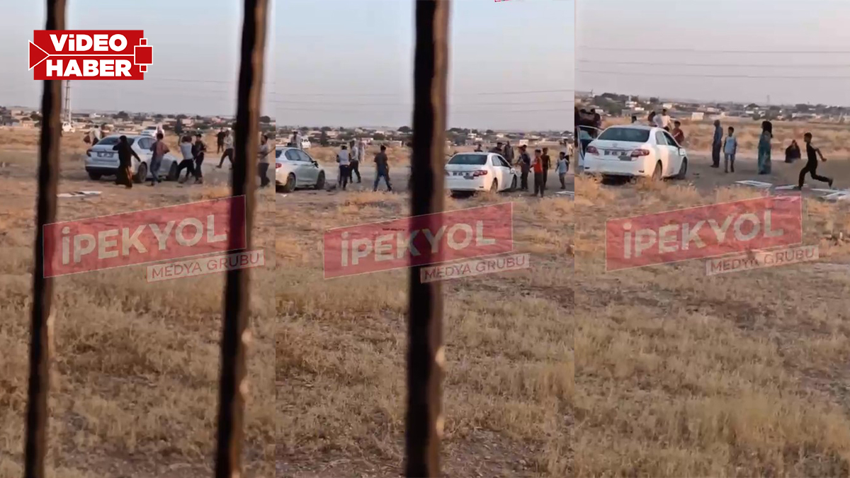 Şanlıurfa’da kavganın yeni görüntüleri ortaya çıktı! Araçları parçaladılar