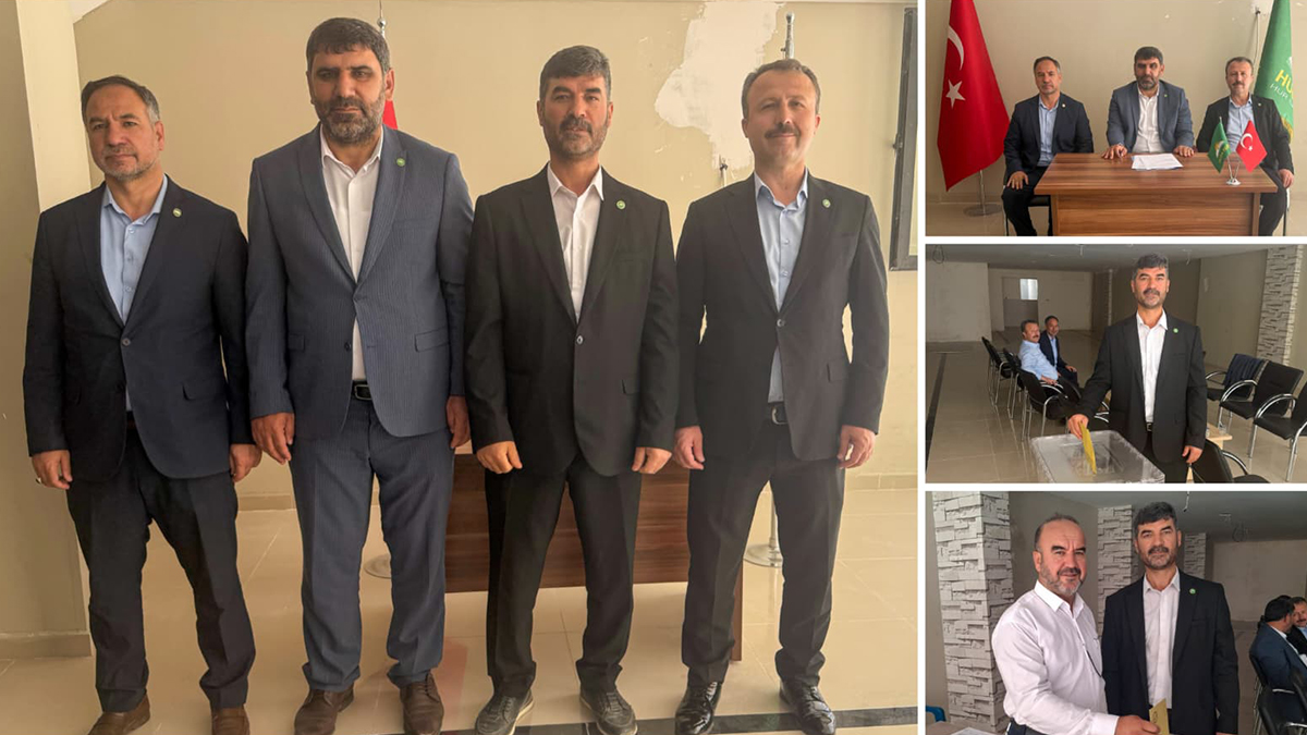 HÜDA PAR Birecik’te kongreye gitti! Mevcut başkan güven tazeledi