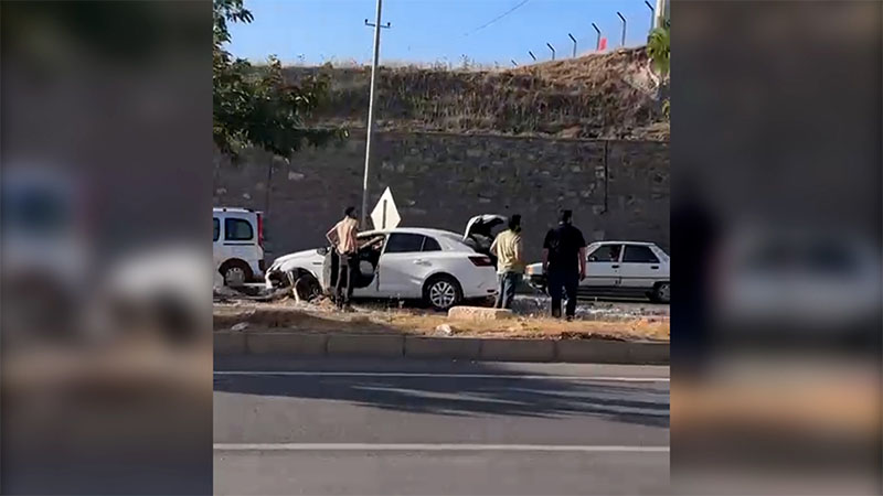 Şanlıurfa'da ucuz atlatılan kaza!