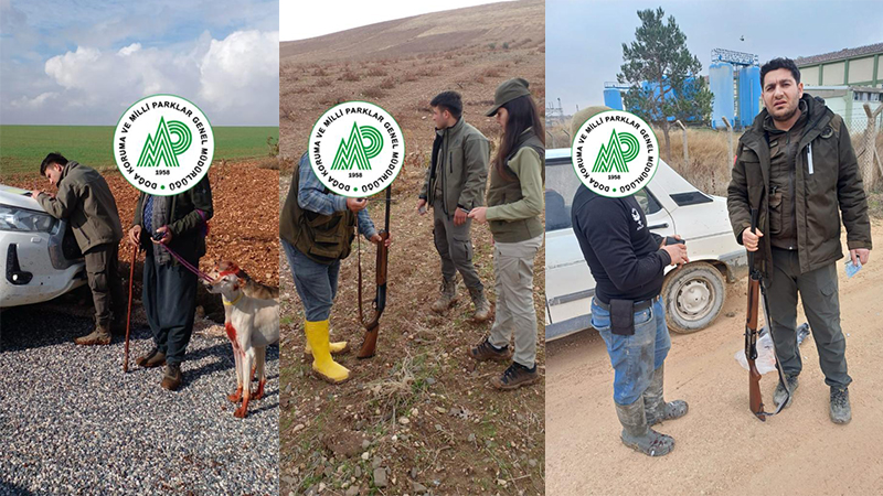 Şanlıurfa'da usulsüz avcılık yapan 8 kişiye ceza