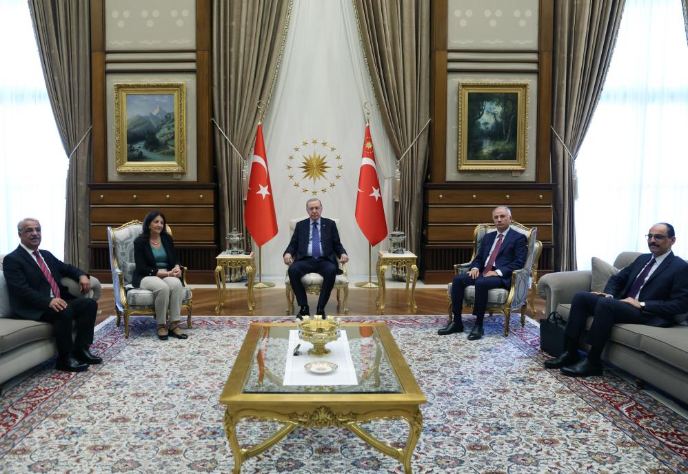 Cumhurbaşkanı Recep Tayyip Erdoğan, DEM Parti heyetini kabul etti