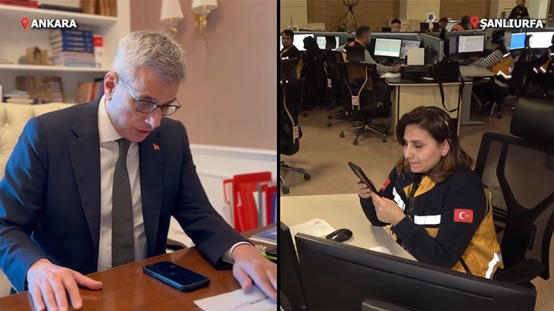 Bakan Şanlıurfa'daki kahramanı aradı: "Teşekkür ederim!"