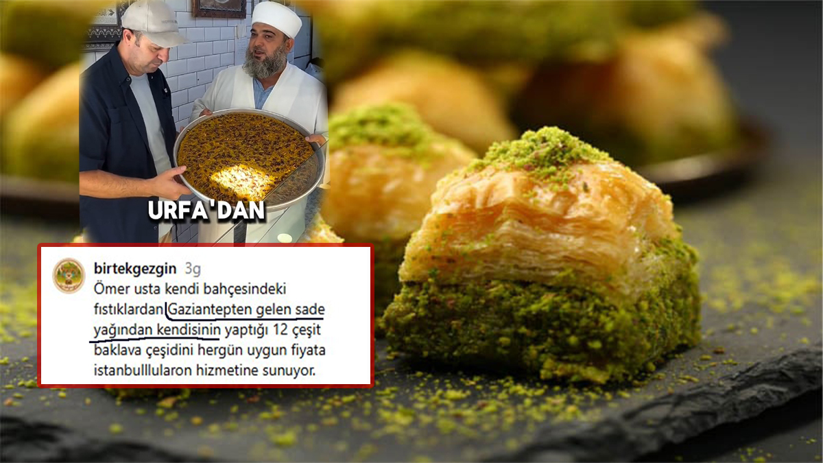 Antep lobisi bu işte! Urfa Sadeyağı göz göre göre Antep Sadeyağı oluyor