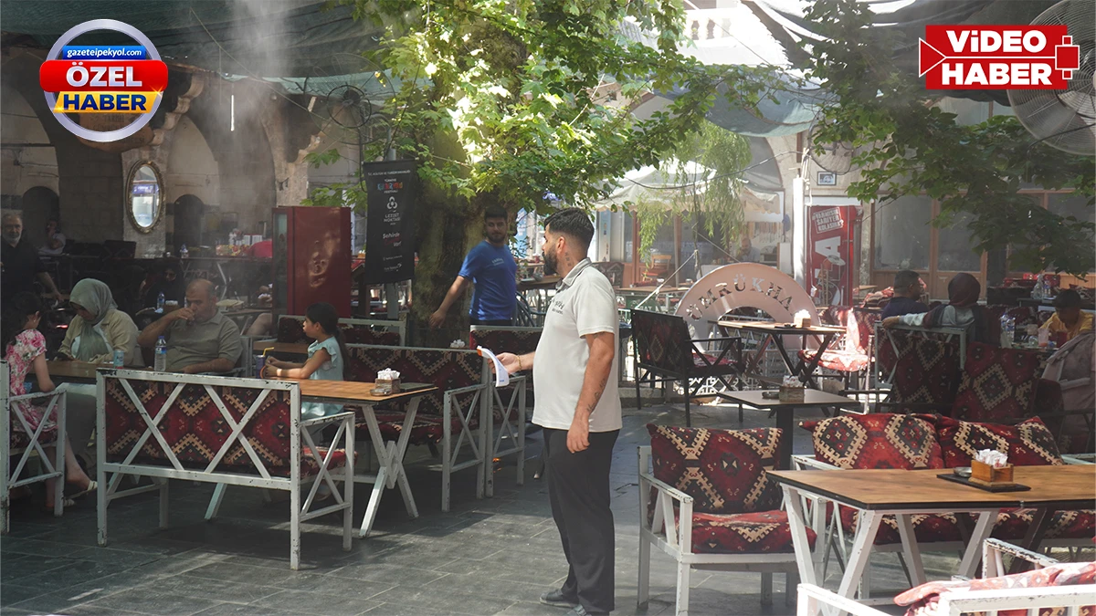 Şanlıurfa’da görkemli tarihiyle ferahlatan mekan: Tarihi handa serinlik molası