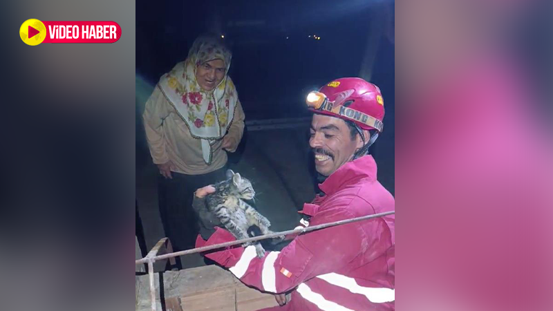 Yaşlı kadının kedisine kavuştuğu an, tüm Türkiye’yi duygulandırdı